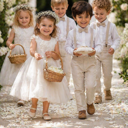 FLOWER GIRLS AND PAGE BOYS